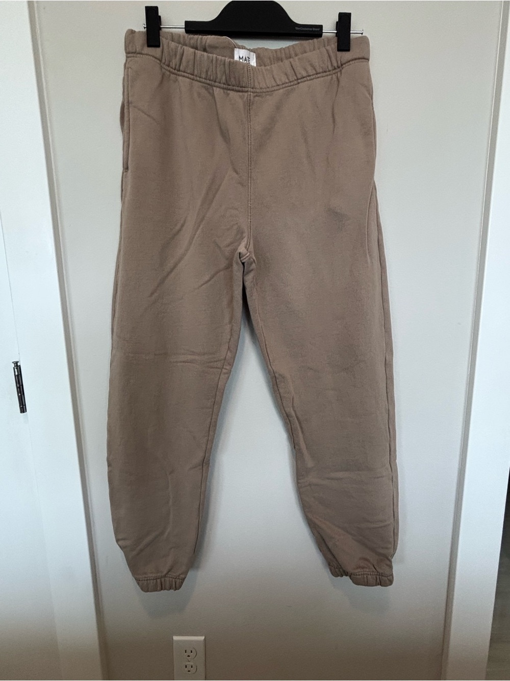 MATE the Label Taupe Track Joggers